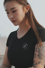 FLEXER8™︎ Slim-fit Female Cropped Tee