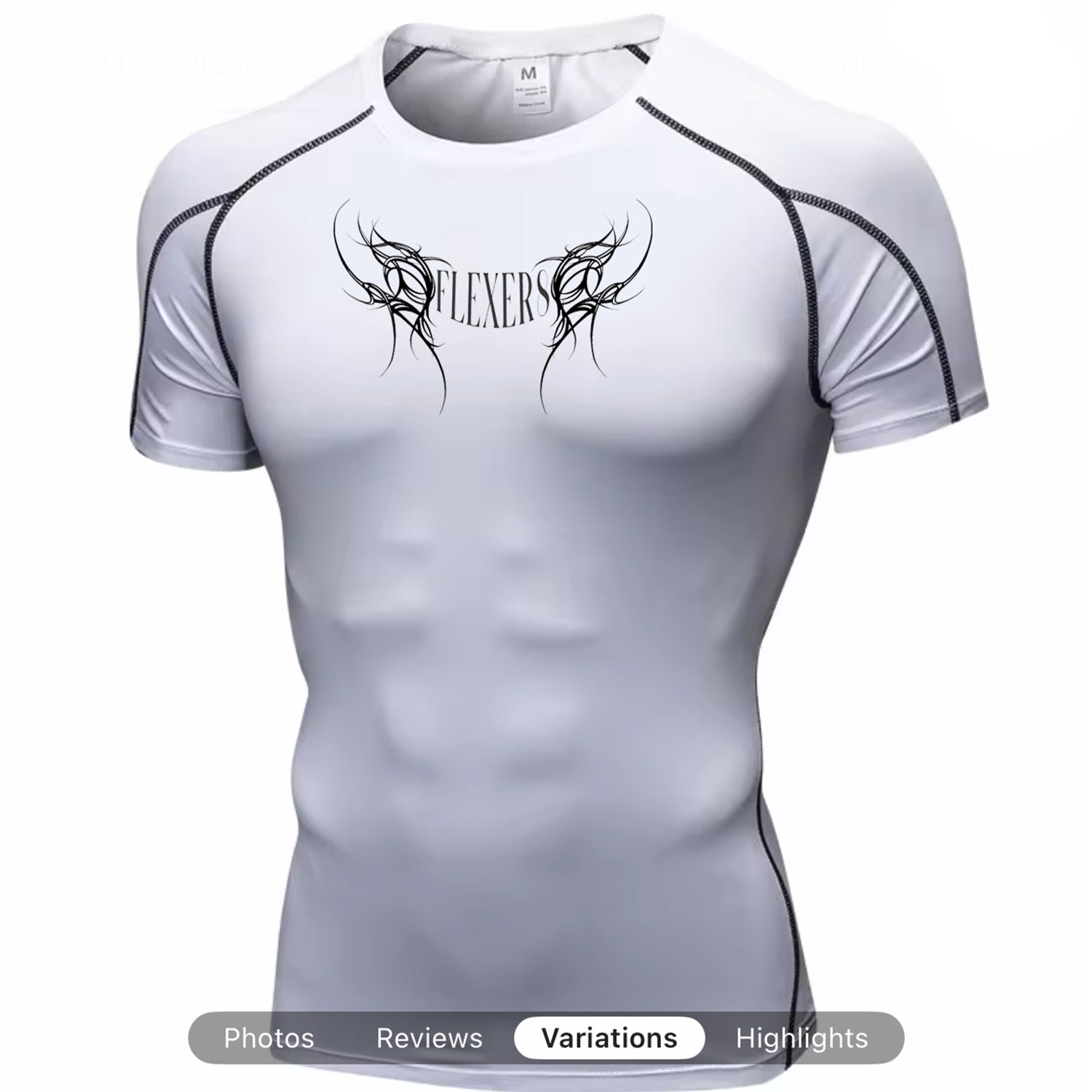 [Coming Soon] FLEXER8™︎ Dri-fit Raglan Training Sleeve Tee(ft. Veron.ink)