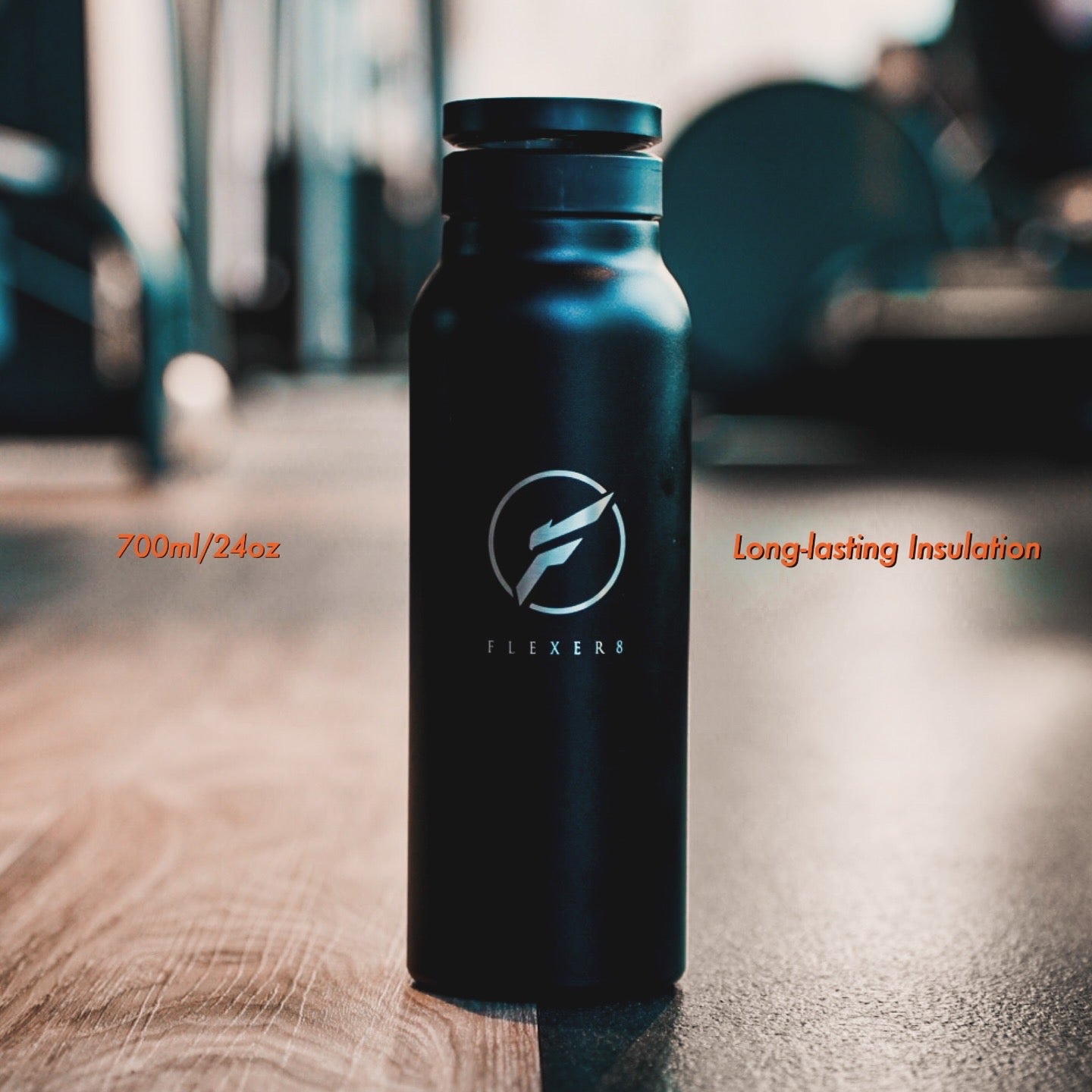 FLEXER8™︎ Magnetic Vacuum Water Bottle 24oz(With Magnetic Sticker)