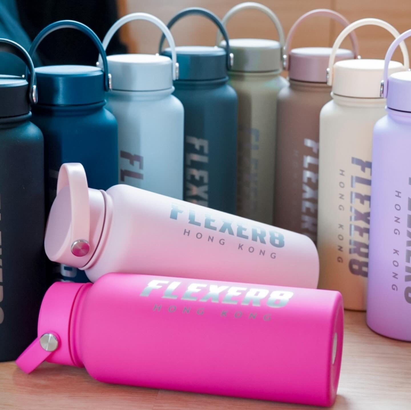 FLEXER8™︎ 1L Double Wall Stain-Steel Water Bottle