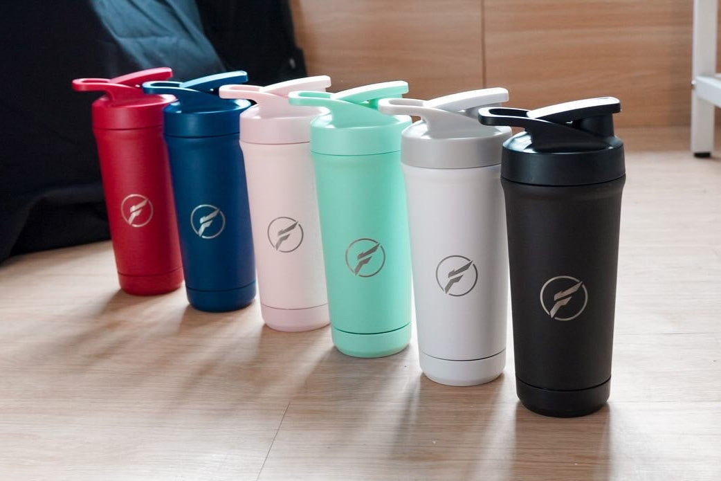 FLEXER8™︎ Detachable Single-Layer Stainless Steel Protein Shaker