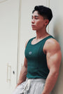 FLEXER8™︎ x WNBF Macau OOTD Male Tank Top (Dark Green)