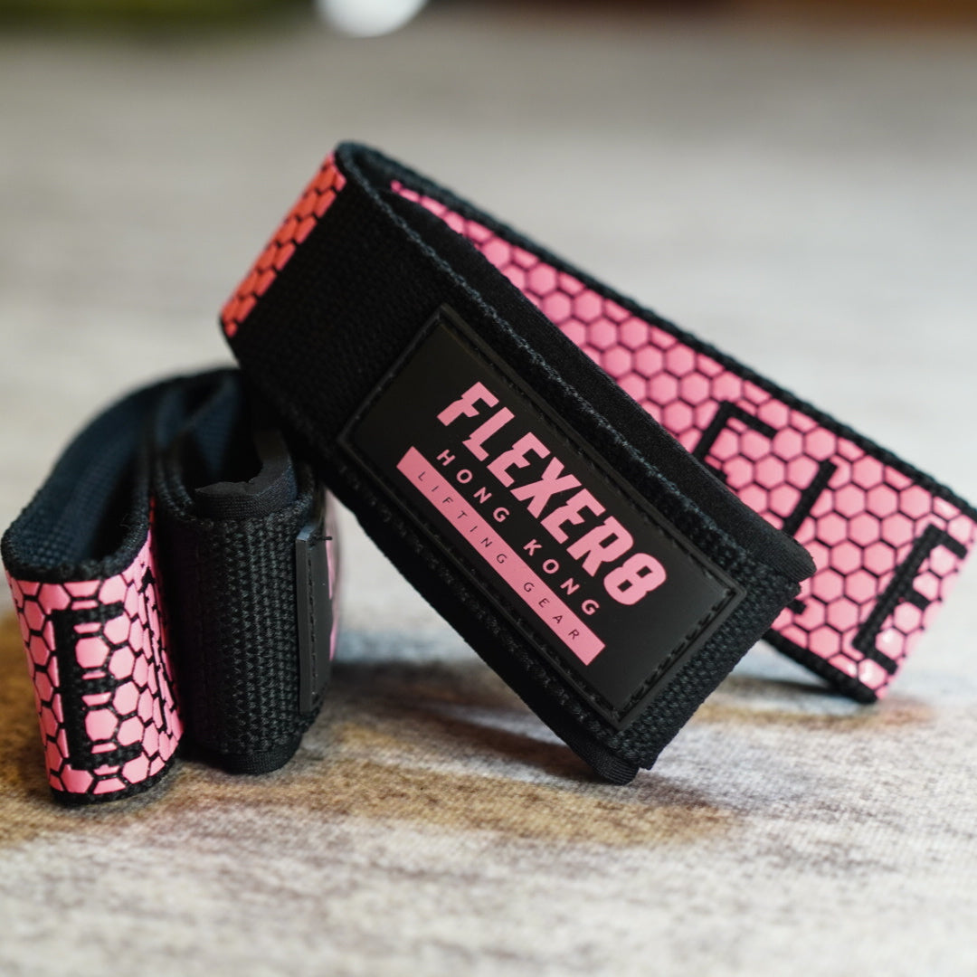 FLEXER8™︎ Double Sided Anti-Slip Weight Lifting Straps(With Portable Bag)