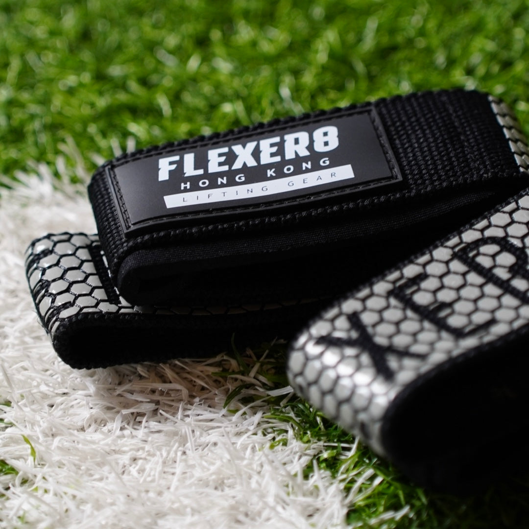 FLEXER8™︎ Double Sided Anti-Slip Weight Lifting Straps(With Portable Bag)