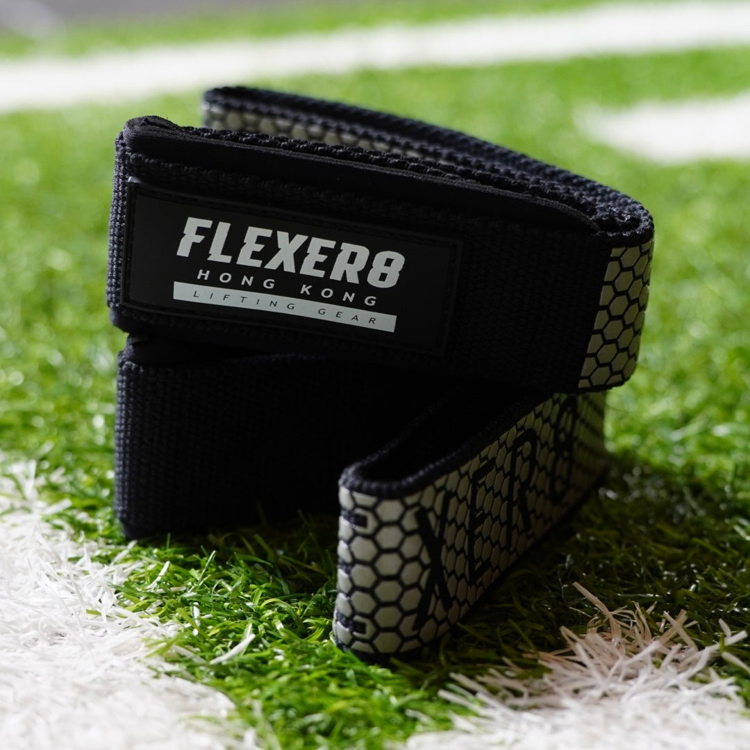 FLEXER8™︎ Double Sided Anti-Slip Weight Lifting Straps(With Portable Bag)
