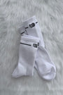 FLEXER8™︎ Surrounded Embroidered Logo Knitted Towel Socks