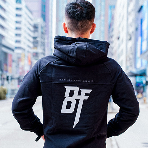 FLEXER8™︎ Slim-Cut Cotton Hoodies (Embroidered 3M LOGO)