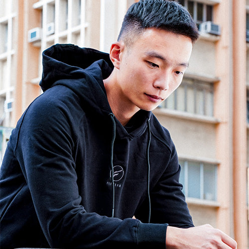 FLEXER8™︎ Slim-Cut Cotton Hoodies (Embroidered 3M LOGO)