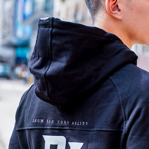 FLEXER8™︎ Slim-Cut Cotton Hoodies (Embroidered 3M LOGO)