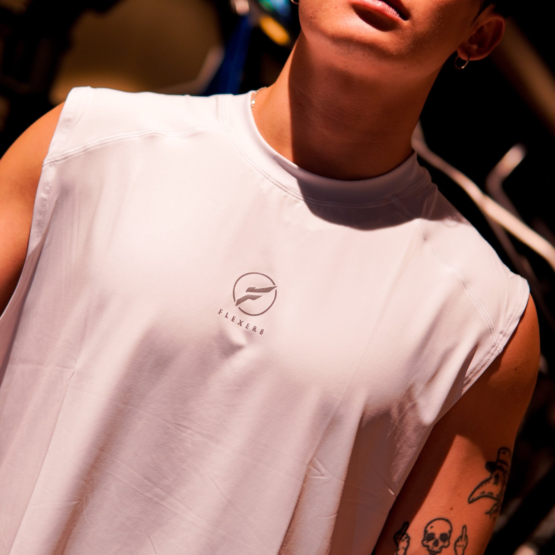 FLEXER8™︎ Adapt Dropped Training Tank Top