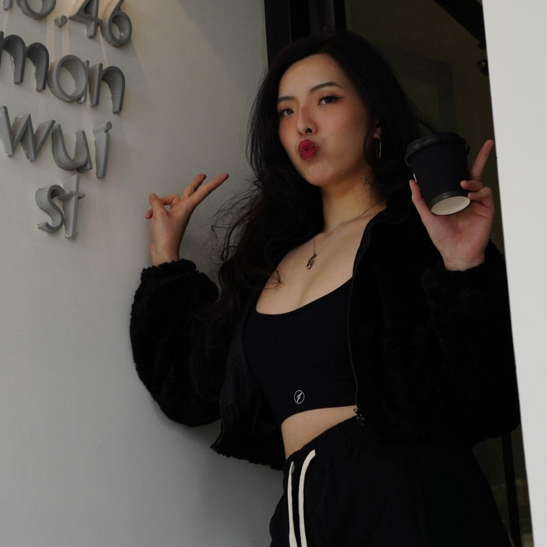 FLEXER8™︎ Suspender Style Knitted Sport Bra