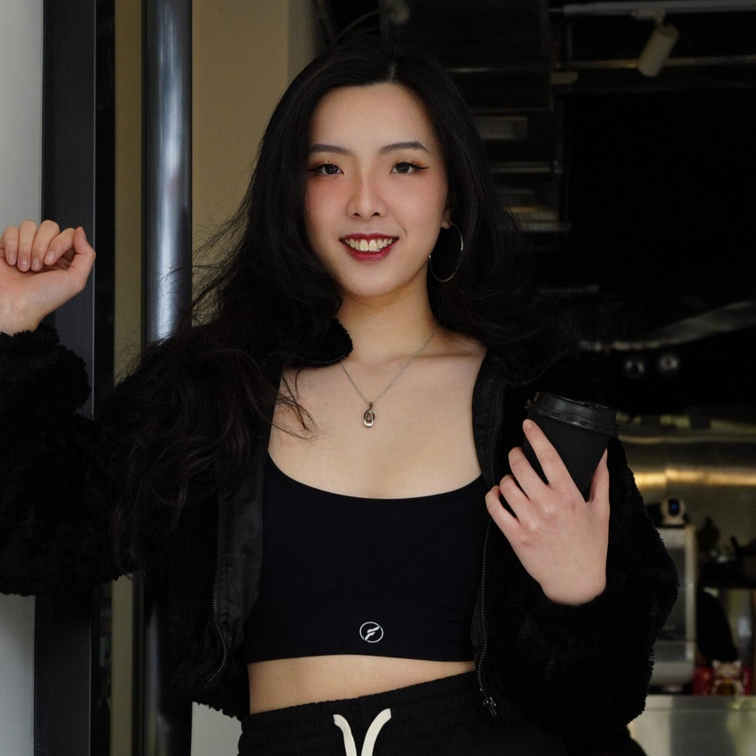 FLEXER8™︎ Suspender Style Knitted Sport Bra