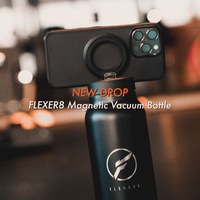 FLEXER8™︎ Magnetic Vacuum Water Bottle 24oz(With Magnetic Sticker)