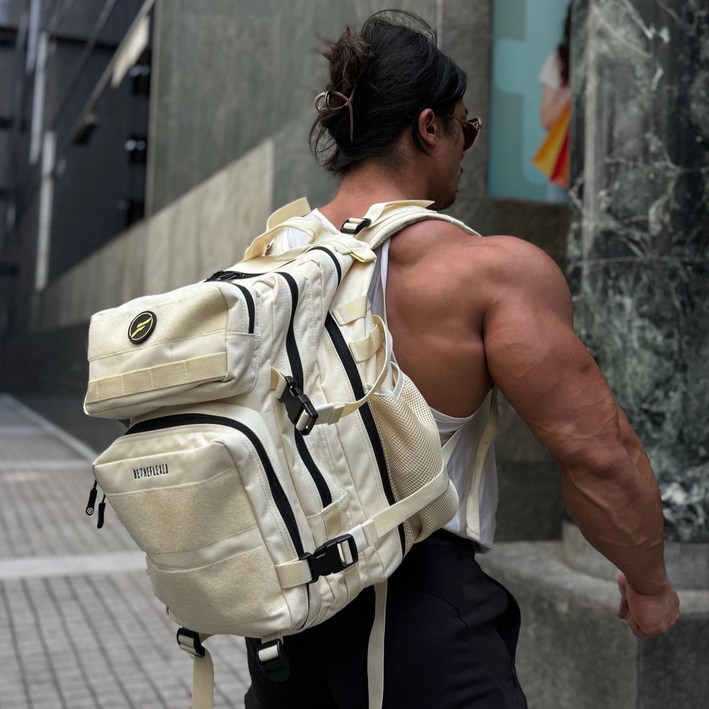 FLEXER8™︎ Water-Resistant 35L Army Backpack(With Detachable Meal-prep Bag)