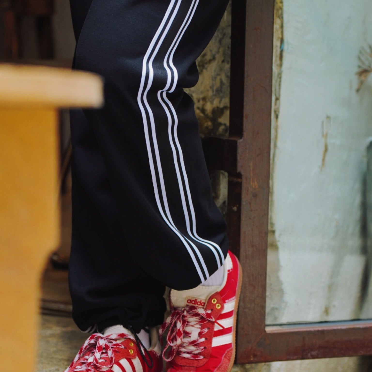 FLEXER8™︎ Striped sport pants(Convertible hem style)