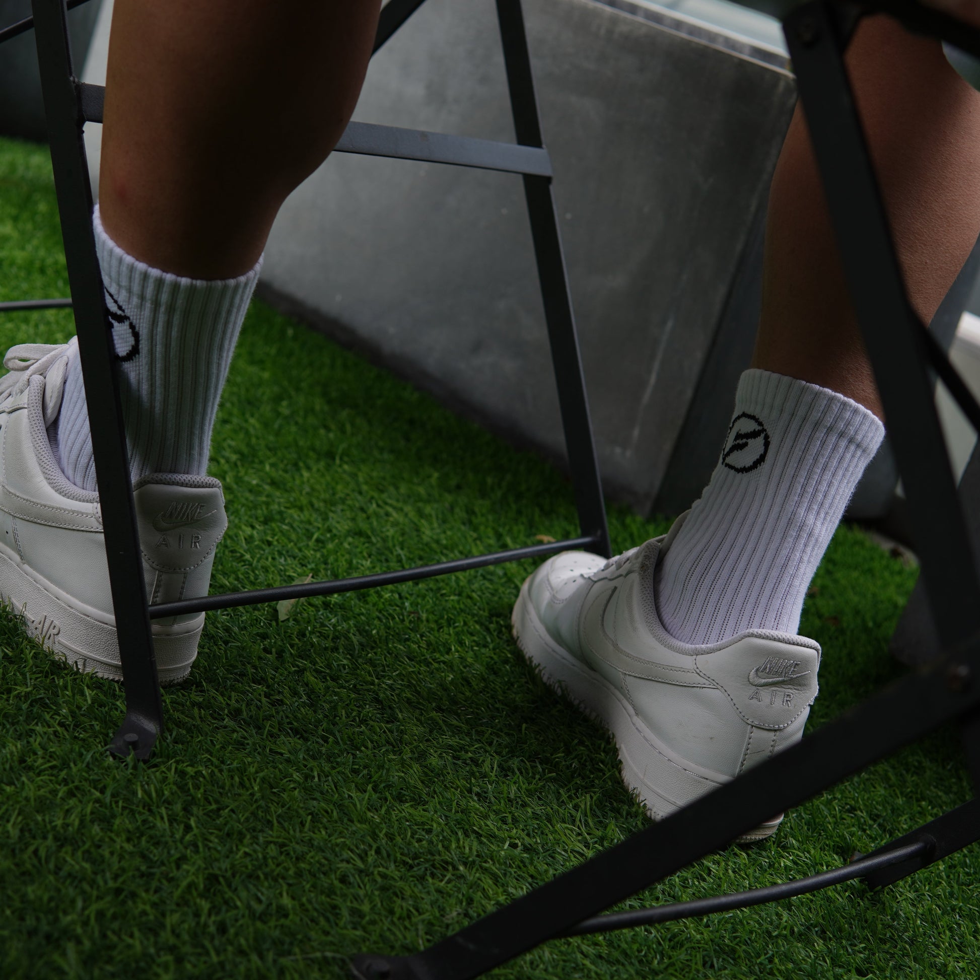 FLEXER8™︎ Signture Logo Knitted Towel Socks