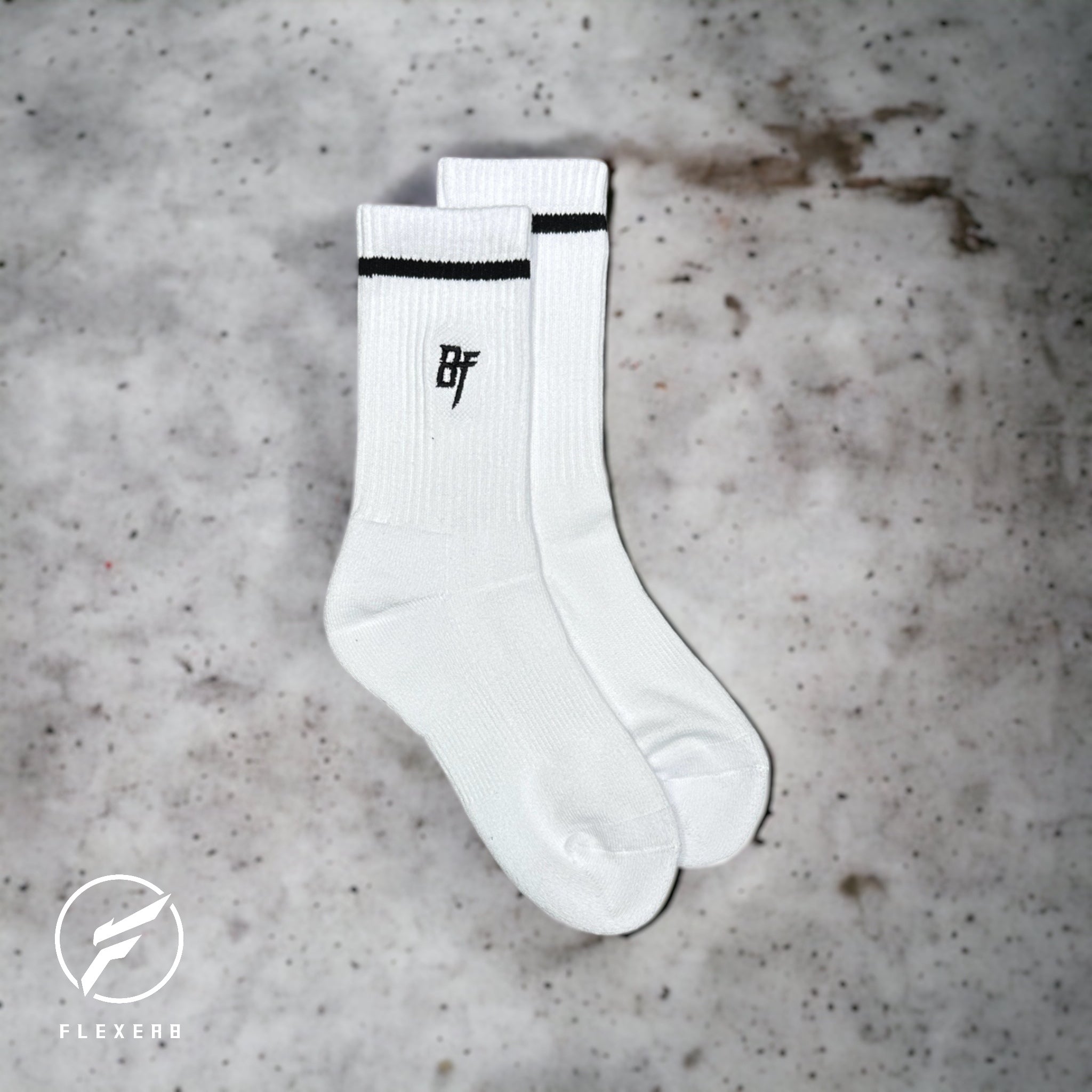 BTF™︎ Embroidered Logo Knitted Towel Socks