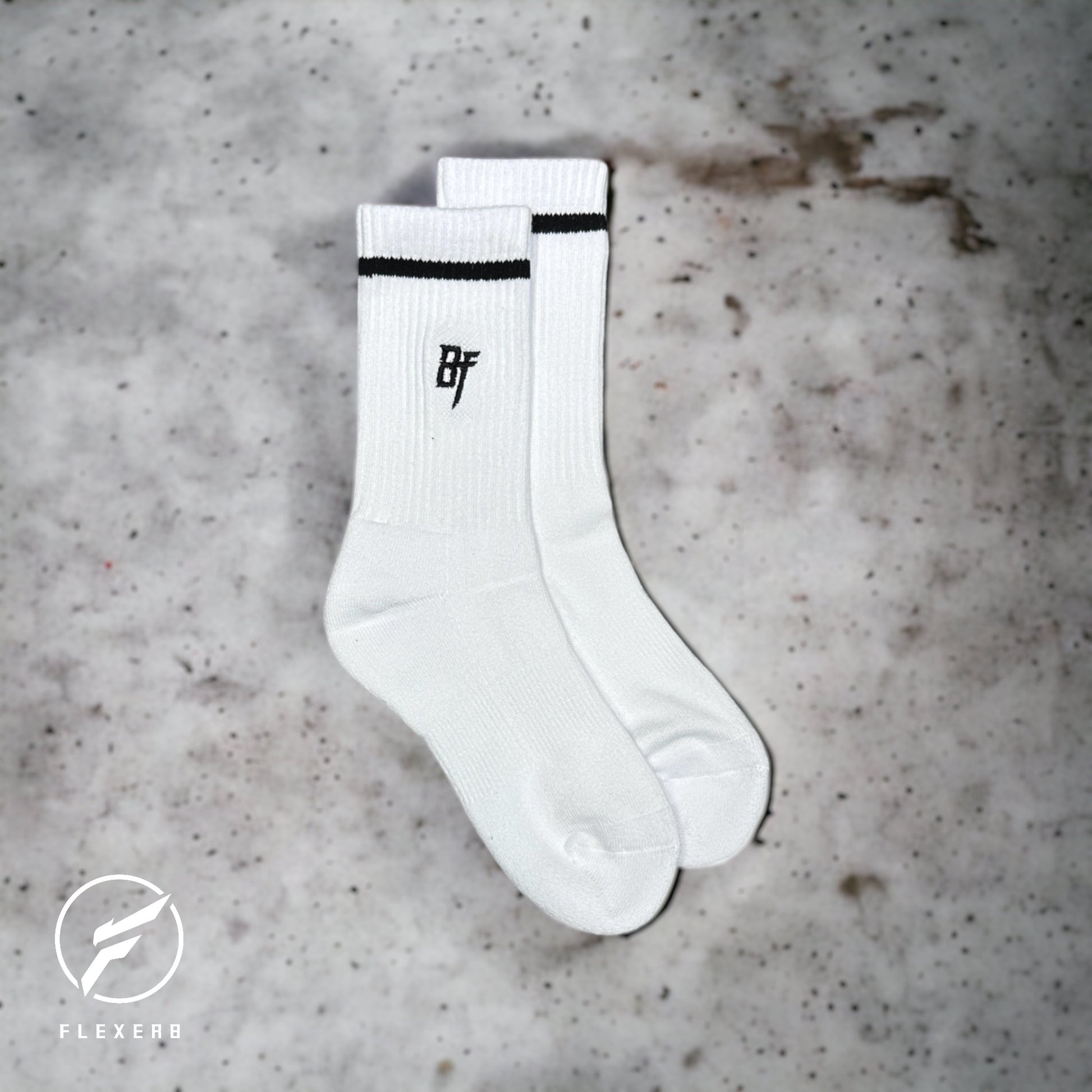 BTF™︎ Embroidered Logo Knitted Towel Socks
